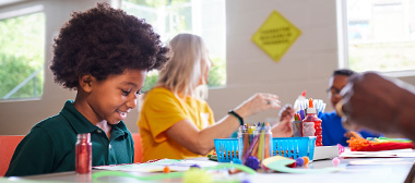 Children in YMCA Prime Time afterschool care